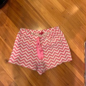 Pajama shorts fuzzy